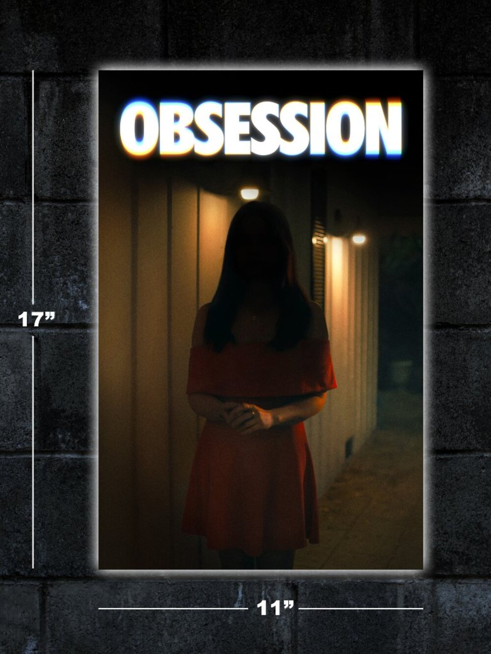 Obsession horror movie poster - 11x17 wall art print merch gift blumhouse